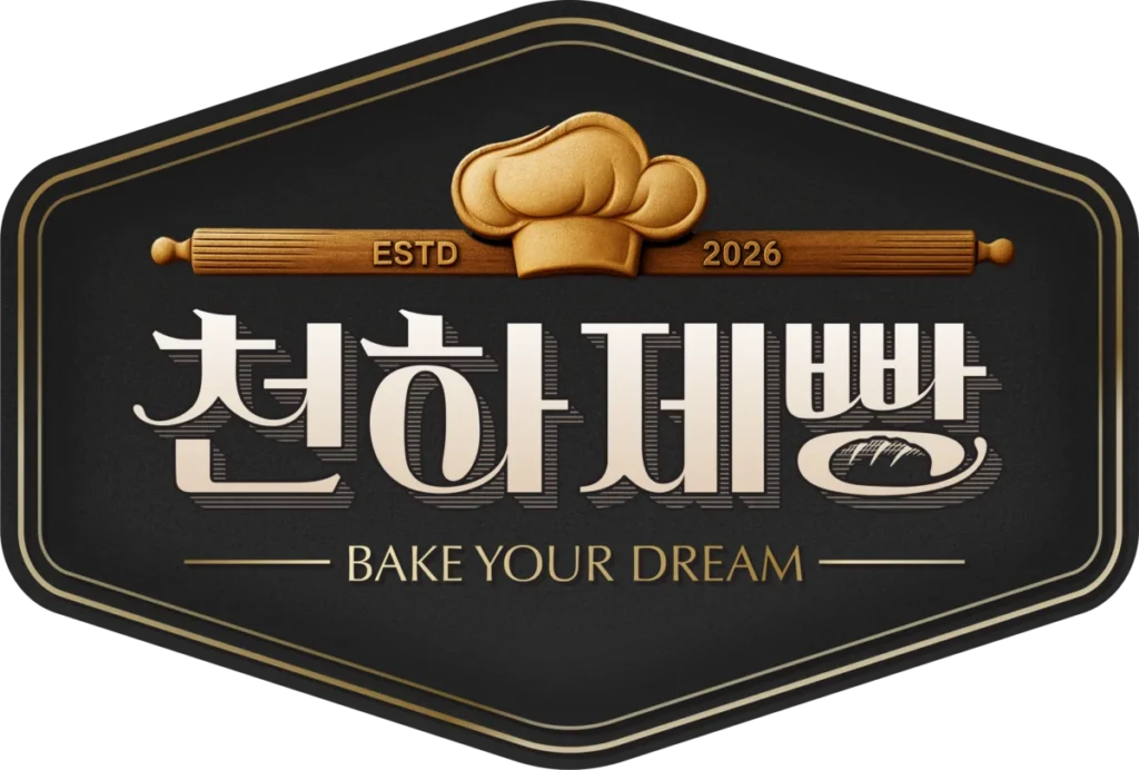 천하제빵 로고